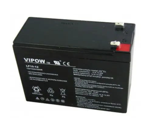 Acumulator gel plumb Vipow, 12 V, 10 Ah