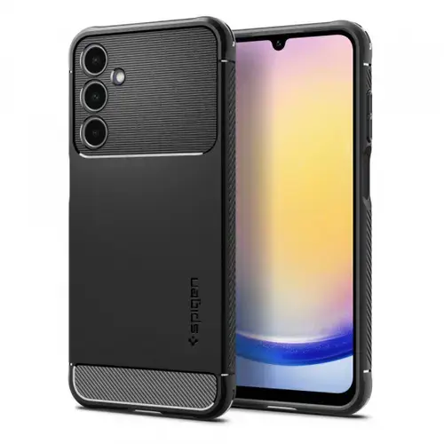 Husa pentru Samsung Galaxy A25 A256, Spigen, Rugged Armor, Neagra