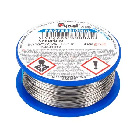 Rola fludor Cynel SN60PB40 0.5mm 100g