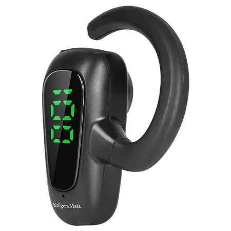 Casca Mono KRUGER&MATZ Traveler K18, Bluetooth, Autonomie 10 ore (Negru)