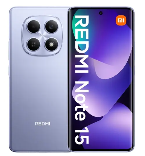 Telefon Mobil Xiaomi Redmi Note 15 4G, Procesor Mediatek Helio G100 Ultra Octa-Core, AMOLED 6.77inch, 8GB RAM, 256GB Flash, Camera Duala 108MP, Wi-Fi, 4G, Dual Sim, Android (Mov)