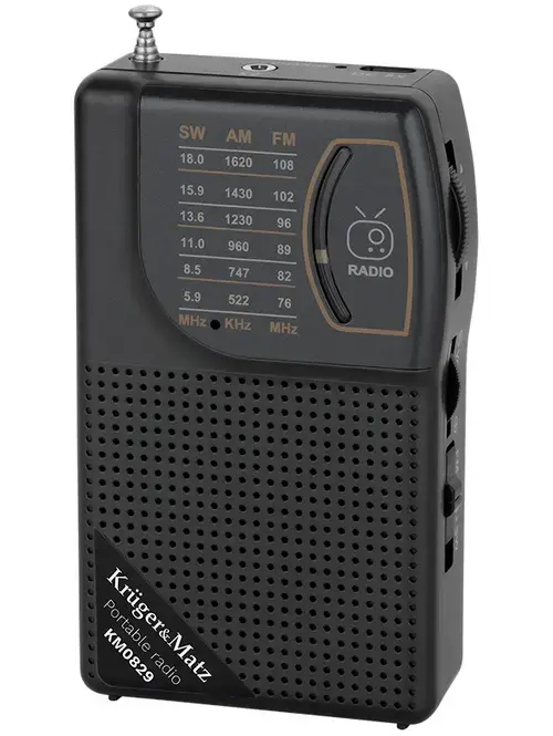 Radio Portabil Analog Kruger&Matz KM0829 (Negru)