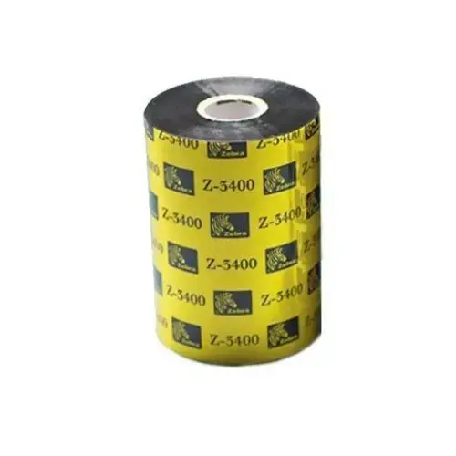 Ribon Imprimanta Zebra 110mm x 450m - 03400BK11045