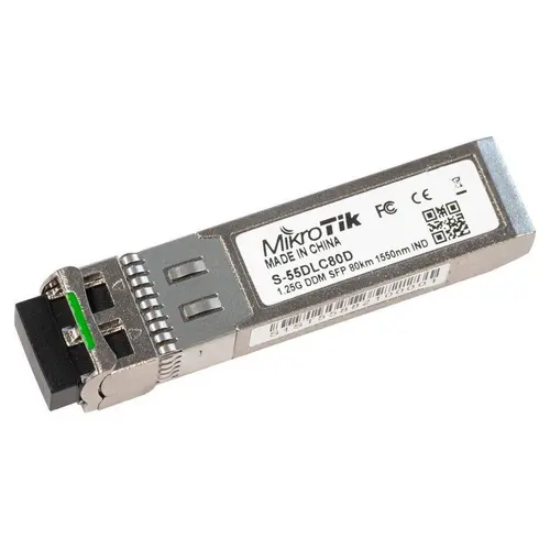 Modul optic SFP Mikrotik S-55DLC80D, 238132, 80km, 55dB