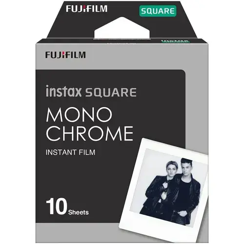 Film Instant Fujifilm Instax Film Square Monochrome, 10