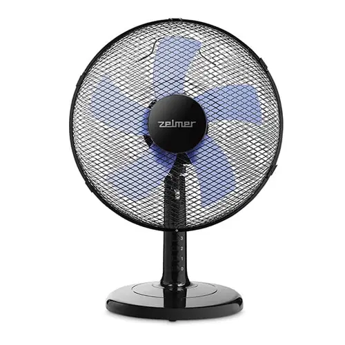 Ventilator de birou Zelmer ZTF0300, 45 W, 30 cm diametru, 3 trepte viteza (Negru)