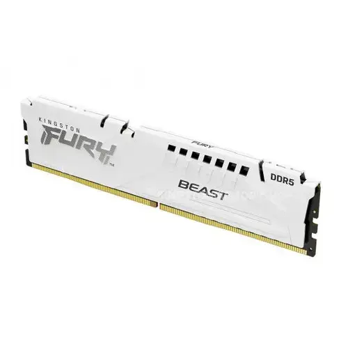 Memorie Kingston FURY Beast White 16GB DDR5 6400MHz CL32