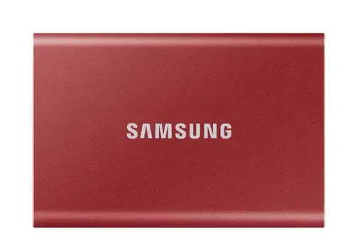 SSD Extern Samsung T7, 500GB, USB type-C 3.2 (Rosu)