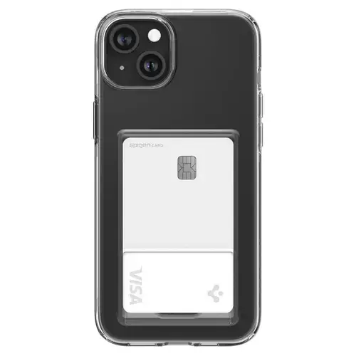 Husa Protectie Spate Spigen ACS06667 Crystal Slot pentru Apple iPhone 15 Plus (Transparent)