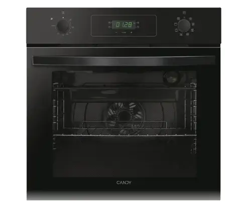 Cuptor incorporabil Candy FIDCP N615 L, 65 l, Electric, Clasa A+, 8 functii, Ventilator, Autocuratare Aquactiva, Grill (Negru)
