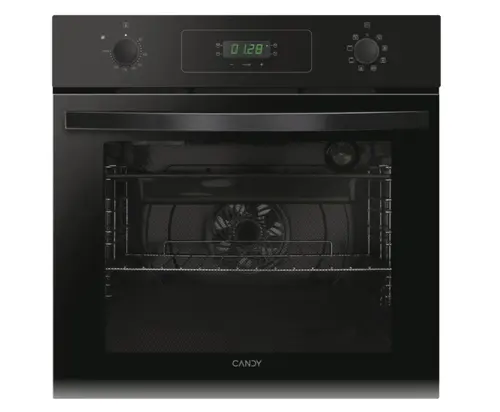 Cuptor incorporabil Candy FIDCP N615 L, 65 l, Electric, Clasa A+, 8 functii, Ventilator, Autocuratare Aquactiva, Grill (Negru)