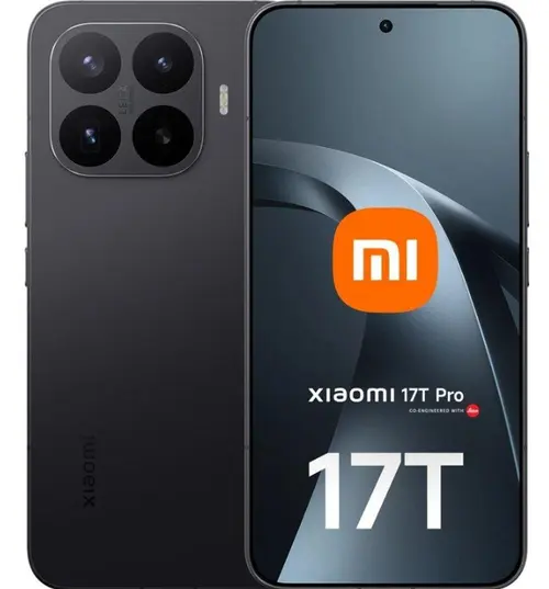 Telefon Mobil Xiaomi 17T Pro, Procesor Mediatek Dimensity 9500 Octa-Core, AMOLED touchscreen 6.83inch, 12GB RAM, 512GB Flash, Camera Tripla 50+50+12MP, Wi-Fi, 5G, Dual SIM, Android (Negru)