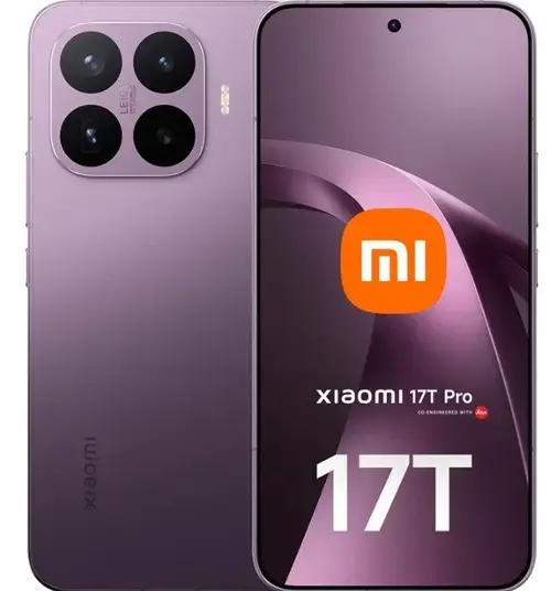Telefon Mobil Xiaomi 17T Pro, Procesor Mediatek Dimensity 9500 Octa-Core, AMOLED touchscreen 6.83inch, 12GB RAM, 512GB Flash, Camera Tripla 50+50+12MP, Wi-Fi, 5G, Dual SIM, Android (Violet)