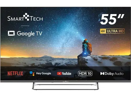 Televizor LED Smart Tech 139 cm (55inch) 55UG02V, Ultra HD 4K, Smart TV, WiFi, CI+