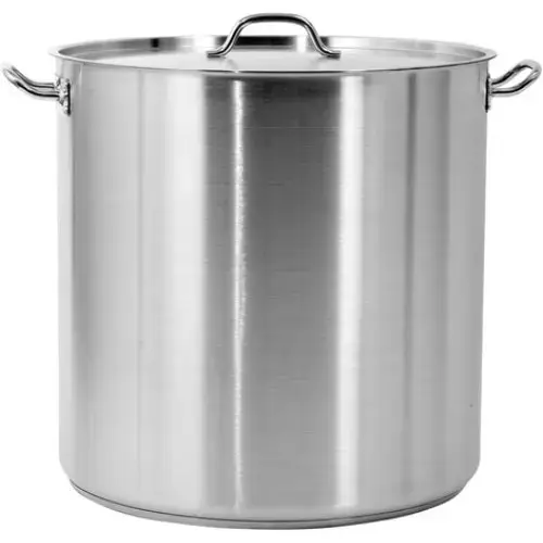 Oala inalta cu capac din otel inoxidabil Yato YG-00007, 36x36 cm, 36.6l