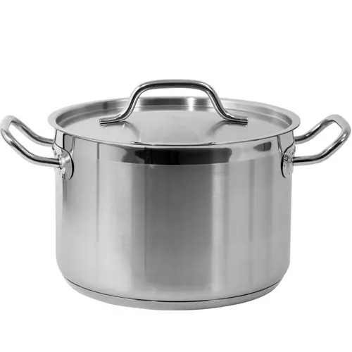 Oala cu capac de uz profesional Yato Gastro 24x16 cm YG-00023, Inox alimentar, 7.2 l (Gri)