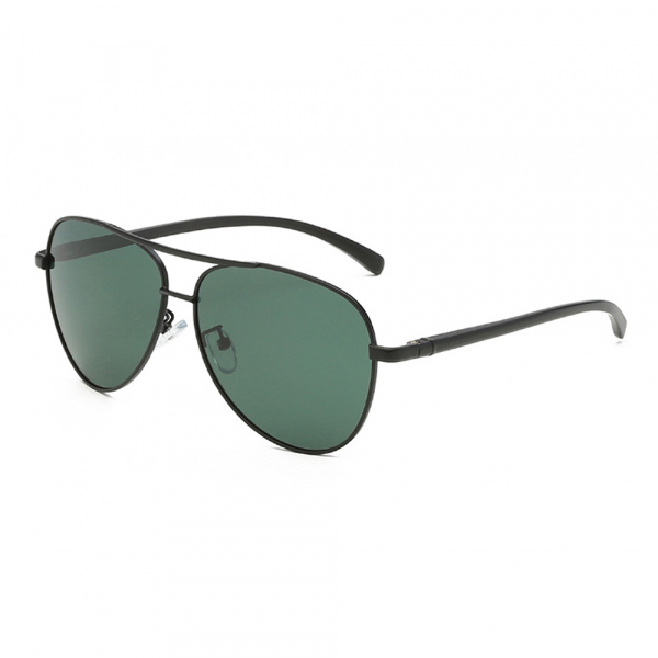 Ochelari De Soare Barbati Techsuit 2150, Polarizati, Protectie UV, Negri Verzi