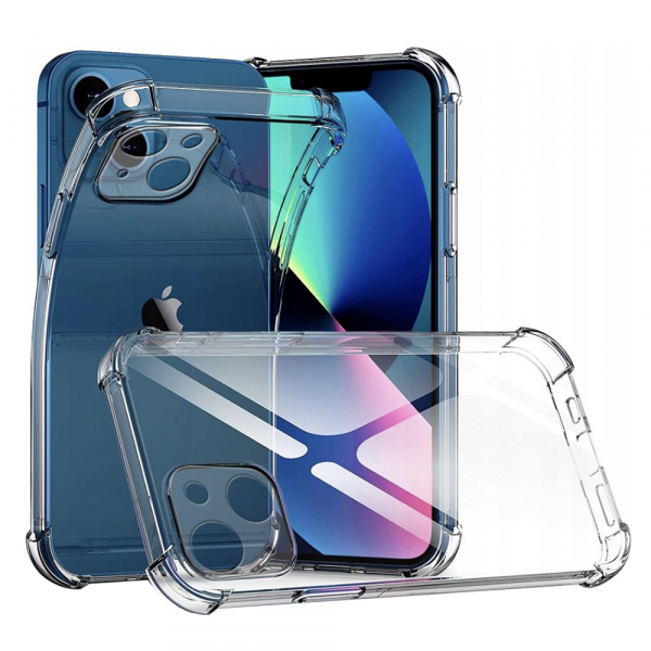 Husa pentru Apple iPhone 13, Techsuit, Shockproof Clear, Transparenta