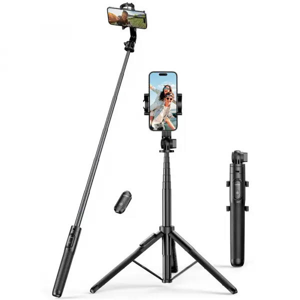 Selfie Stick Bluetooth UGREEN LP586, Universal, Negru