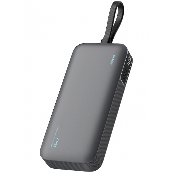 Baterie Externa Cuktech LPB200N, 20000mAh, 40W, QC + PD, 1 x USB-A - 2 x USB-C, Neagra