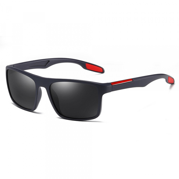 Ochelari De Soare Barbati Techsuit MM101, Polarizati, Protectie UV, Albastri Rosii