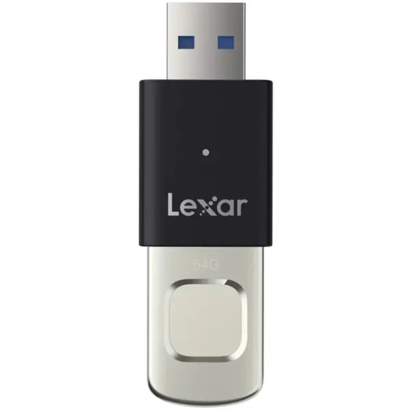 Memorie Externa USB-A 3.2 Lexar JumpDrive Fingerprint F35 Pro, 64Gb