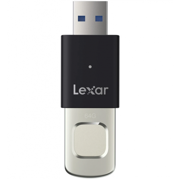 Memorie Externa USB-A 3.2 Lexar JumpDrive Fingerprint F35 Pro, 64Gb