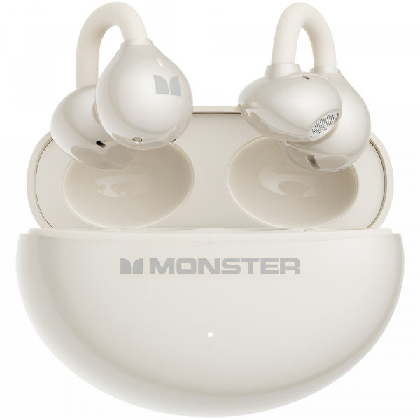 Handsfree Bluetooth Monster AirClip AC200, TWS, Crem Deschis