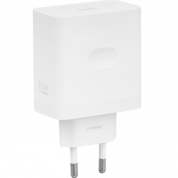 Incarcator Retea OnePlus, 80W, 7.3A, 1 x USB-A, Alb 5461100064