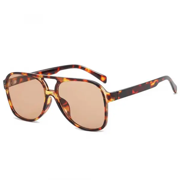 Ochelari De Soare Unisex Techsuit 98061, Protectie UV, Maro Bej Portocali