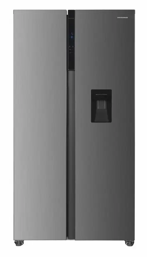 Side by Side HEINNER HSBS-HM529NFXWDE++, 529 L, Clasa E, No-Frost, Inverter, Display tactil, ECO, 2 usi (Inox)