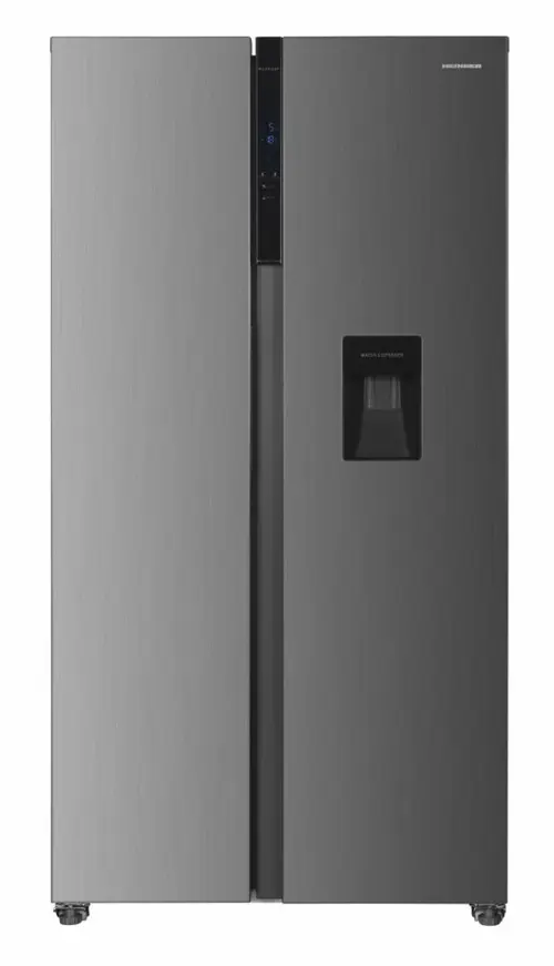 Side by Side HEINNER HSBS-HM529NFXWDE++, 529 L, Clasa E, No-Frost, Inverter, Display tactil, ECO, 2 usi (Inox)