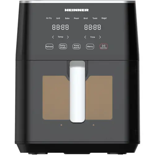 Friteuza cu aer cald Heinner cyclonefry cook HAF-M7BK1800 , 1500-1800 W, capacitate 7 l, Dislpay Touchscreen, Termostat reglabil 40-200 grade (Negru)