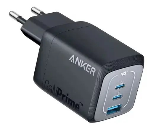 Incarcator Retea Anker Prime A2669313, 67W, 5A, 1 x USB-A - 2 x USB-C, Negru