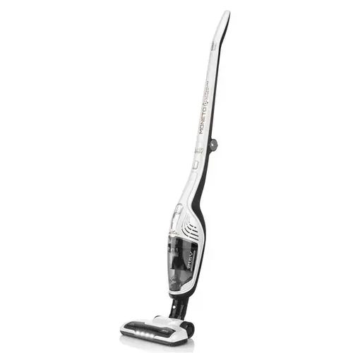 Aspirator vertical 2 in 1 ETA Moneto II 5453 90000, Autonomie 50 minute, Iluminare LED perie, Maner ergonomic, Filtru HEPA, Recipinet 0.55 l (Alb)