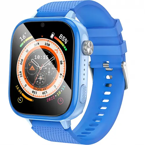 Smartwatch HOCO Y101 Kids Call, Bluetooth, Ecran 2.5D 1.83inch, 1GB RAM, 16GB Flash, GPS, Wi-Fi, 4G microSIM (Albastru)