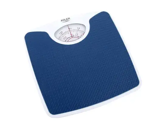 Cantar corporal mecanic Adler AD 8151 B, 130 kg (Alb/Albastru)