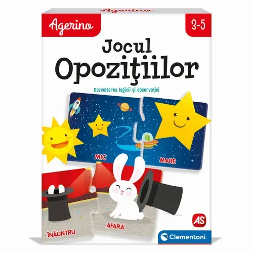 Puzzle educativ - Agerino - Jocul opozitiilor - Agerino - AS