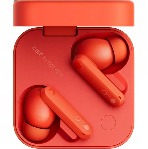 Casti True Wireless In-Ear CMF by Nothing Buds Pro 2, Bluetooth, TWS, ANC, MultiPoint, 6 Microfoane, Clear Voice 3.0, IP55 (Portocaliu)