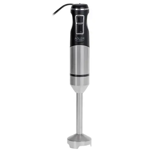 Blender vertical de mana Adler AD 4628, 1900 W, Functie Turbo, 16.000 rpm (Negru/Inox)