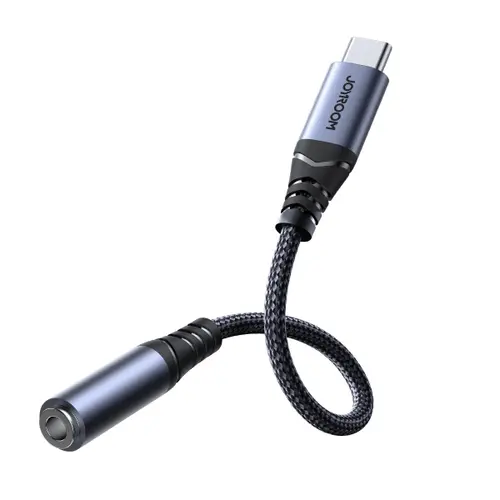 Adaptor audio Joyroom SY-C01, USB-C - 3.5mm (Negru)