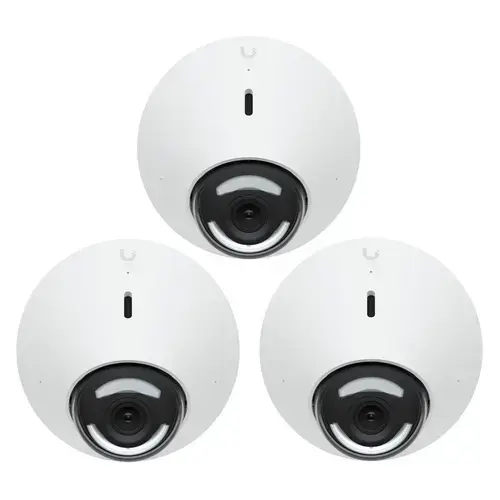 Set 3 camere de supraveghere interior si exterior Ubiquiti UVC-G5-DOME-3, 2688x1512, IPX4