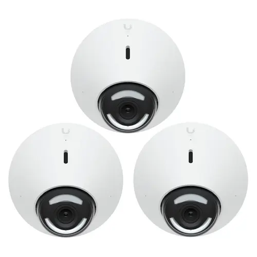 Set 3 camere de supraveghere interior si exterior Ubiquiti UVC-G5-DOME-3, 2688x1512, IPX4
