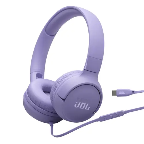 Casti On-ear, JBL Tune 520C,  Microfon, USB-C, Mov