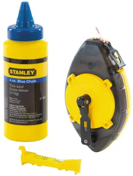 Sfoara de trasat PoerWinder 30 m + creta + nivela Stanley 0-47-465