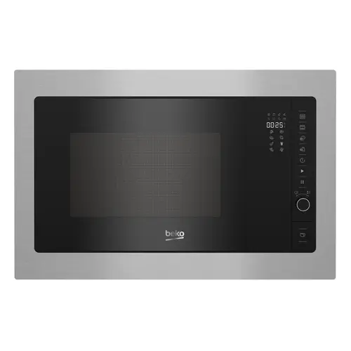 Cuptor cu microunde incorporabil Beko BMGB25332BG, Putere 900 W, Capacitate 25 l, 5 trepte de putere, Autocook, 8 programe, Grill, Dezghetare, Timer (Negru)