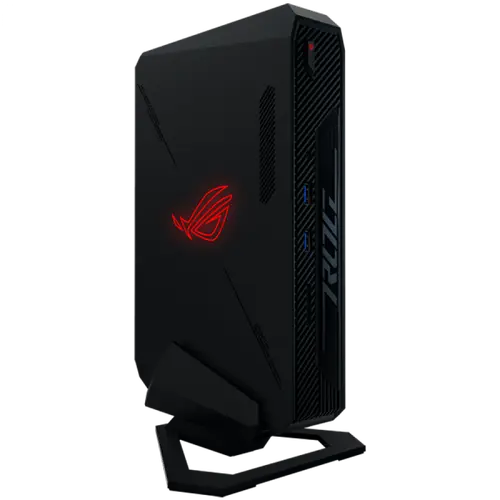 Calculator Sistem Mini PC Gaming ASUS ROG NUC RNUC14SRKU9189A2I, Procesor Intel® Core™ Ultra 9 185H, 16 cores, pana la 5.1 GHz, 24MB, 32GB DDR5, 1TB SSD, NVIDIA GeForce RTX 4070, Windows 11 Home (Negru)