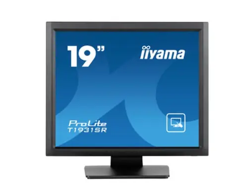 Monitor IPS LED iiyama ProLite 19inch T1931SR-B1S, 1280 x 1024, VGA, HDMI, DisplayPort, Boxe, Touchscreen (Negru)