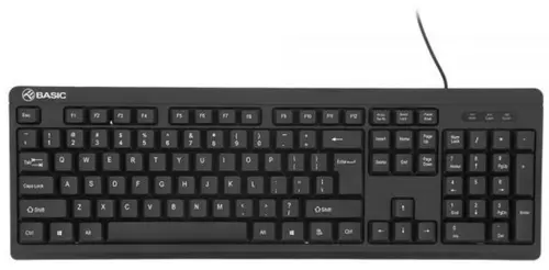 Tastatura cu fir Tellur Basic, US, USB (Negru)
