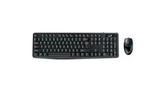 Kit Genius G-31330006401, tastatura, USB + mouse, USB, Optic (Negru)